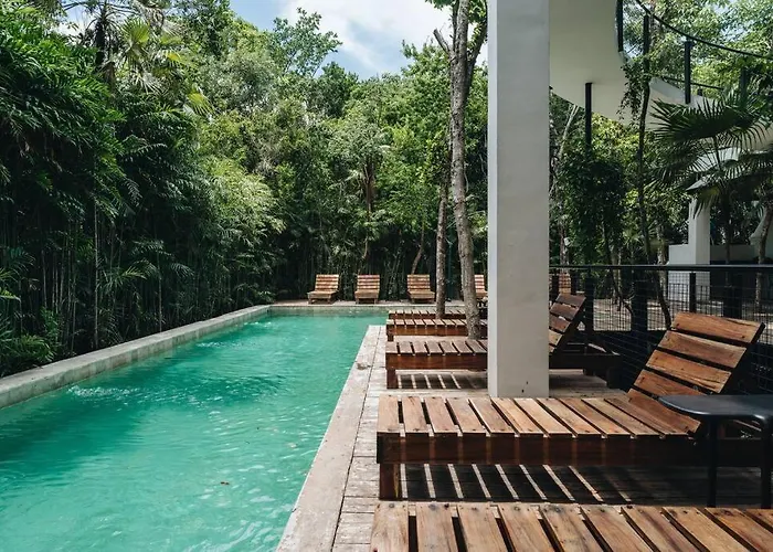 Luxury Villa, Beach Club - Jungle View - Sahara Jade Tulum